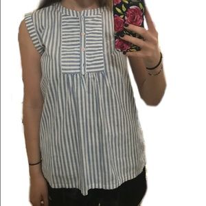 striped work shirt